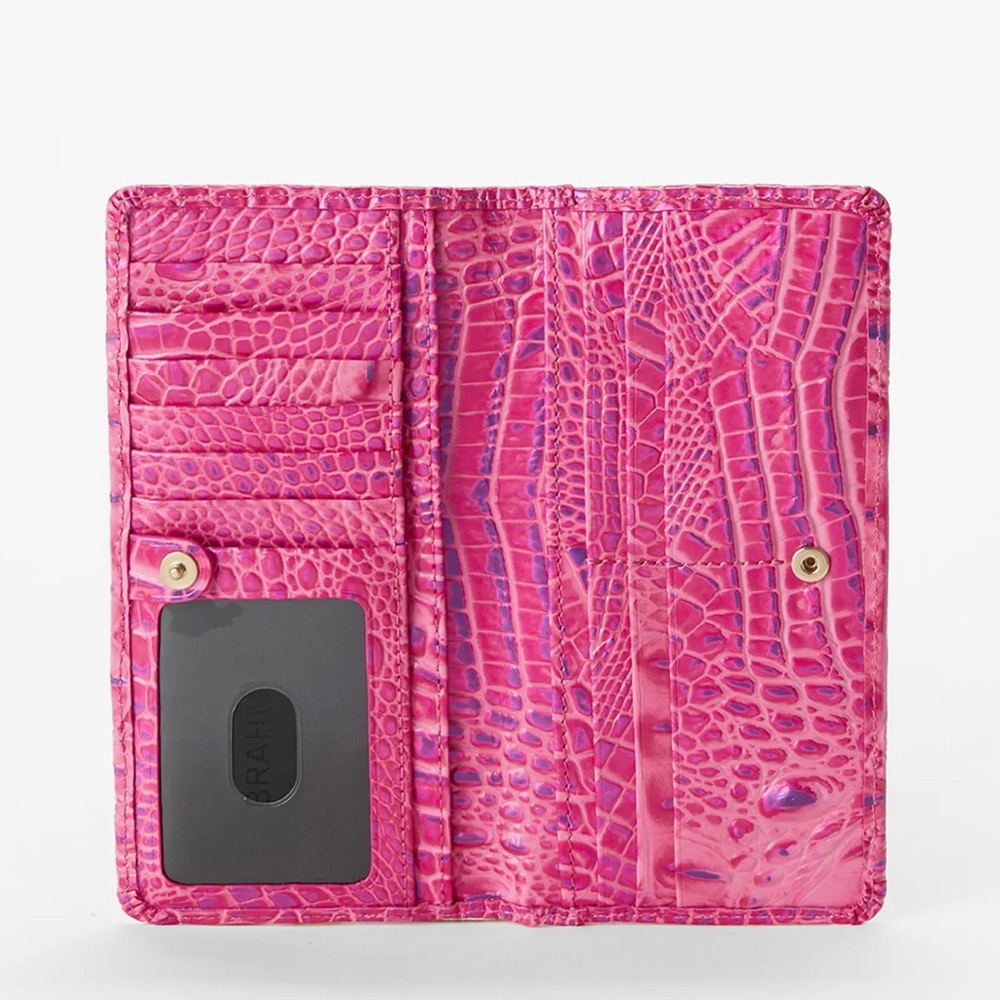 Brahmin Phlox Pink Melbourne Minuette Handbag AND Matching Addy Wallet NWT - Picture 13 of 13